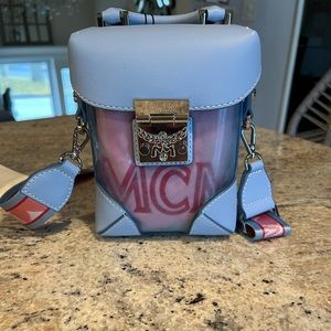 MCM Blue Bell Mini Crossbody
